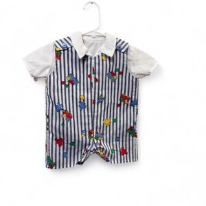 Vintage 80s/90s Handmade Baby Toddler Romper Playsuit